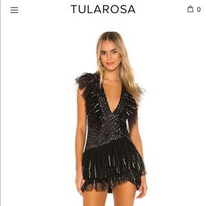 Tularosa Ambre Embellished Mini Dress